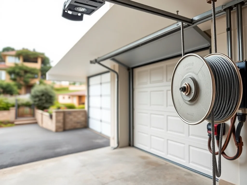 Garage Door Cable Repair editorial image for Daly City garage door service